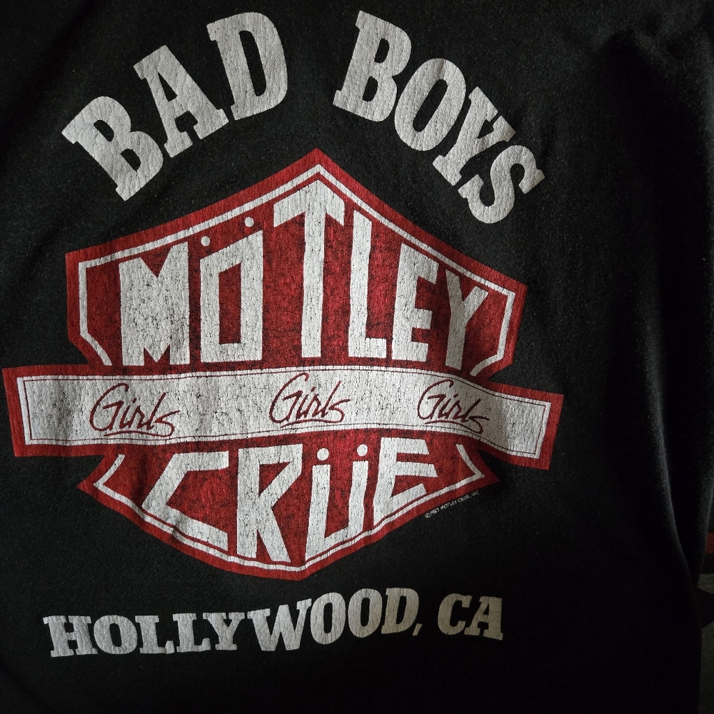 Mötley Crüe "Bad Boys" Tour Tshirt